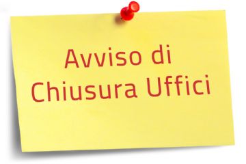 Chiusura uffici comunali venerd&#236; 23 maggio dalle 9 alle 12